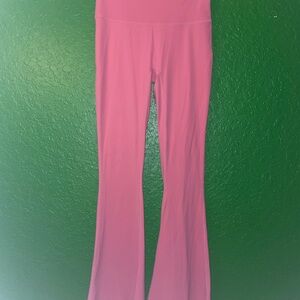 Medium Pink Flared Leggings